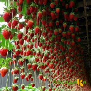 Клубника ампельная Анастасия купить по цене от 370р. в интернет-магазине «Посадика» с доставкой почтой в в Хабаровске и по всей России – [изображение №1].